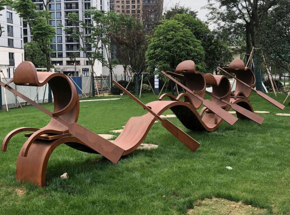 玛沁锈钢板造型